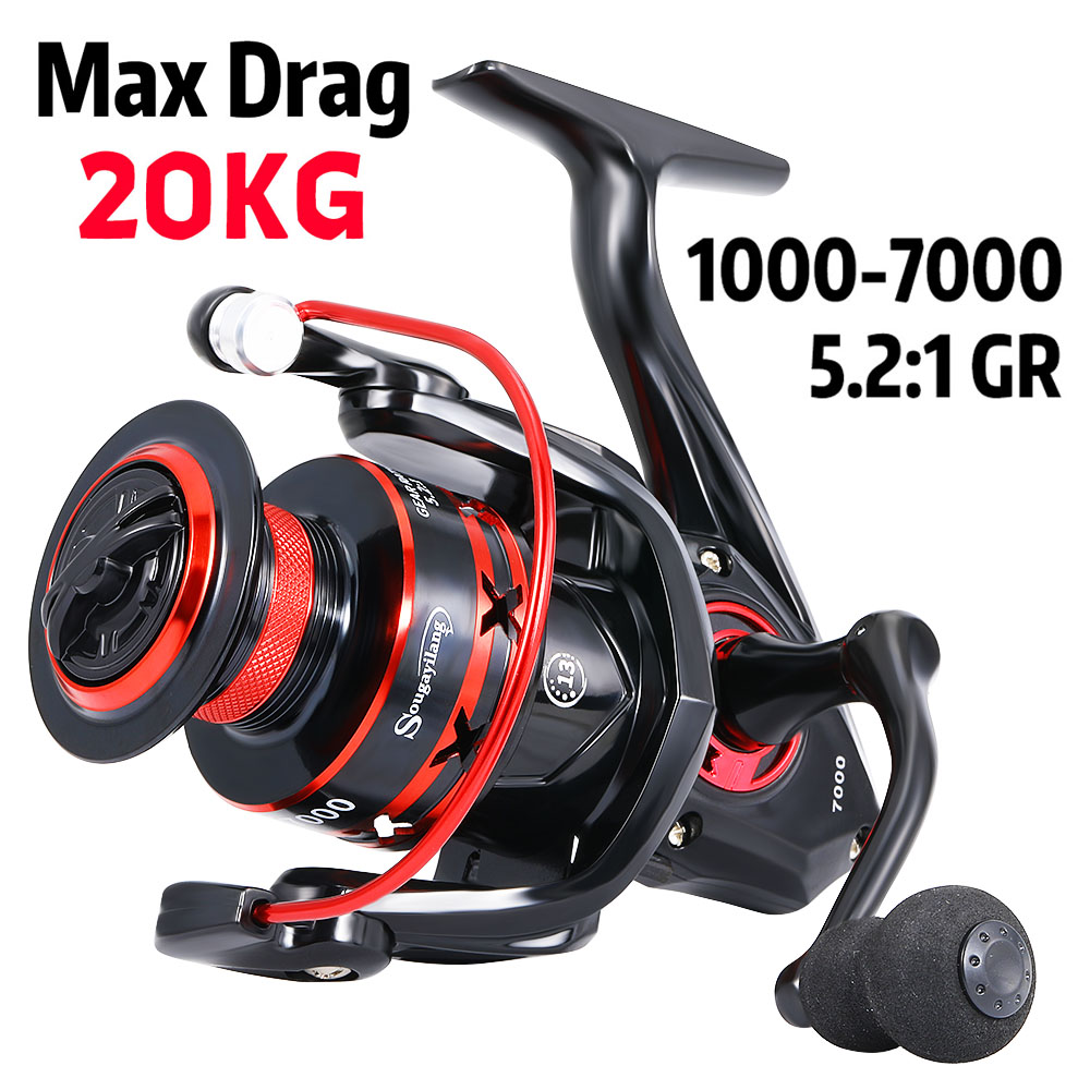 Kastking Reel Zephyr - Carrete de Pesca giratorio Sougayilang 1000-7000,