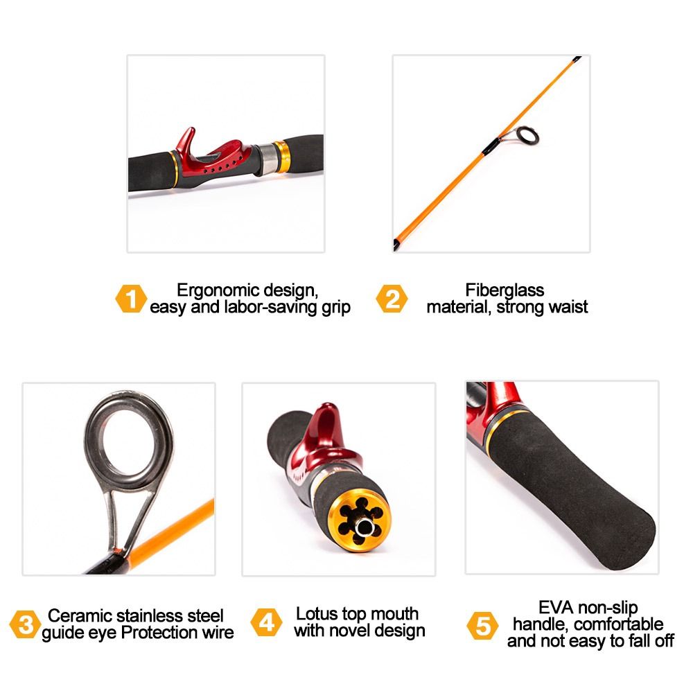 Cañas de Pescar en Hielo Retrá - Penn Reel Fierce reseña y precio