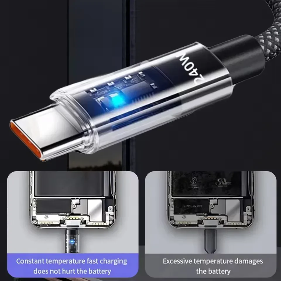 Cable de carga dual de 240 W,  - Braided Line reseña y precio