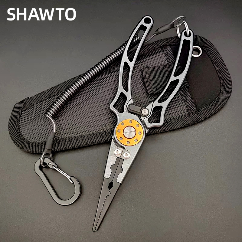 Shawto Alicates de Pesca de Al - Freshwater Line reseña y precio