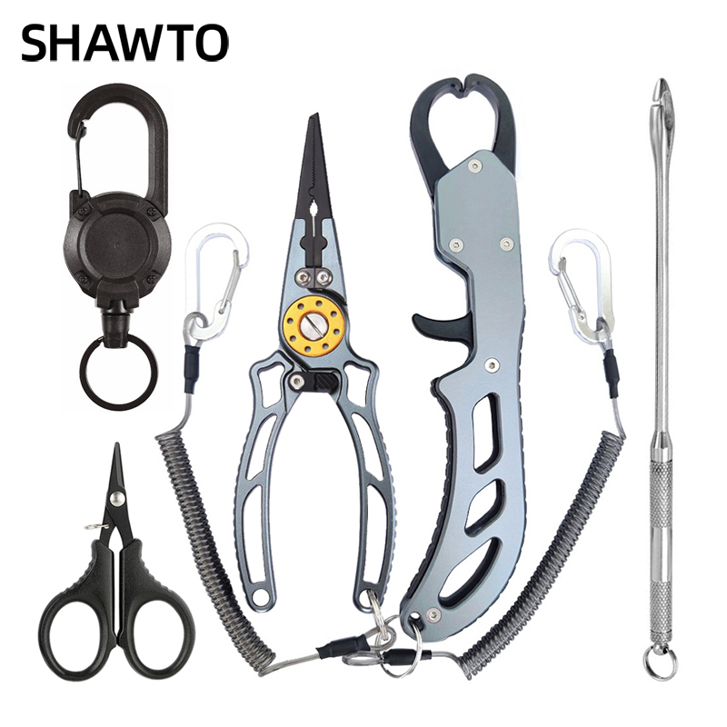 Shawto Alicates de Pesca de Al - Freshwater Line reseña y precio