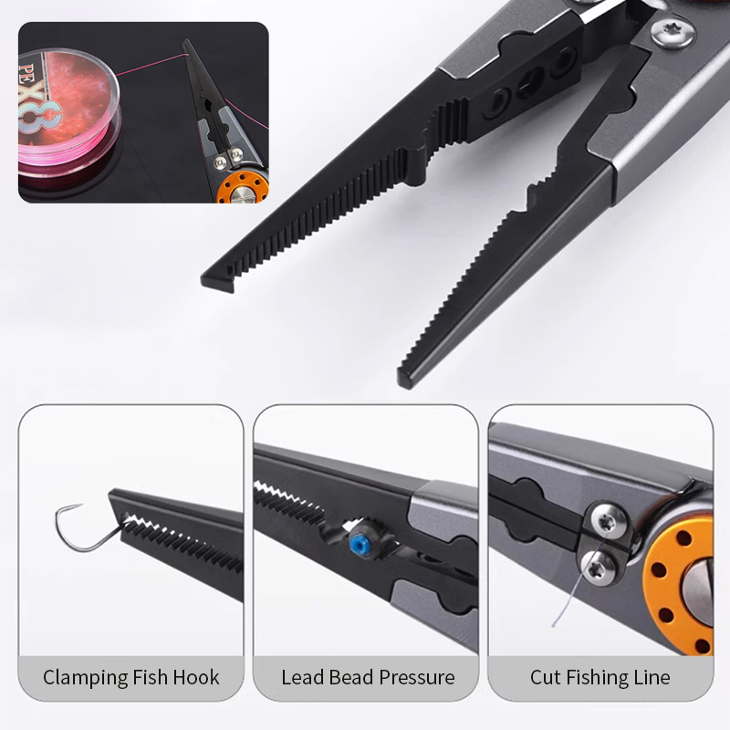 Shawto Alicates de Pesca de Al - Freshwater Line reseña y precio