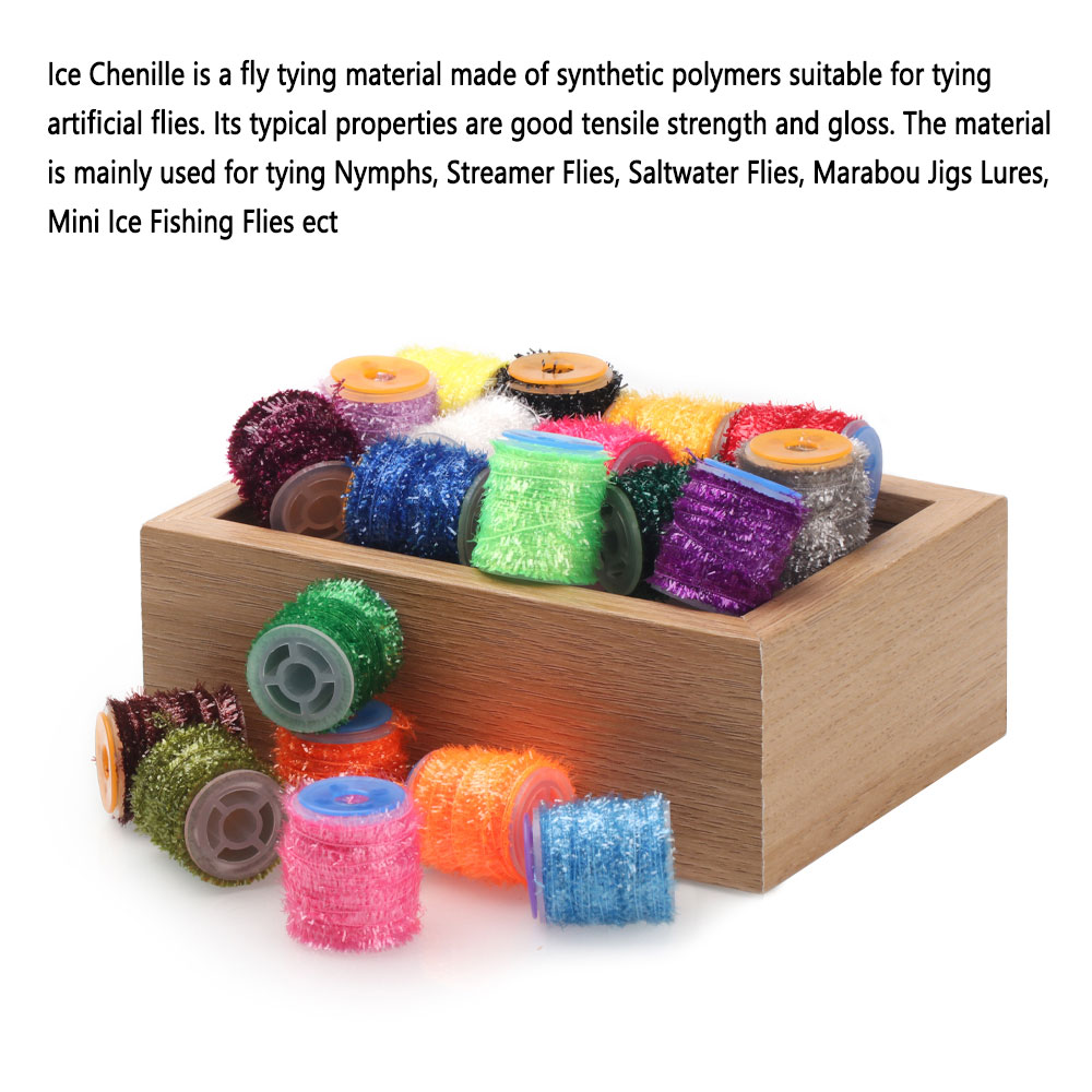 2 Bobinas de Material Chenille - Ice Fishing Line reseña y precio